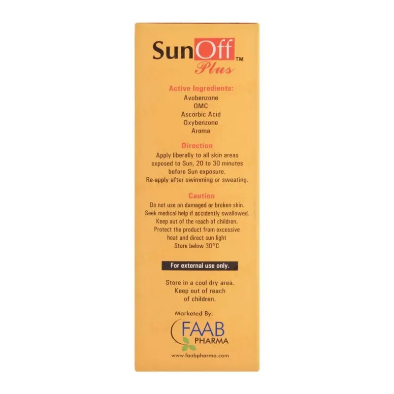 sun off plus sun block cream, spf 70, broad spectrum uav/uvb, 30g image3