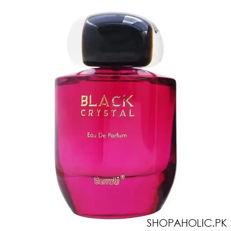 surrati black crystal eau de parfum, fragrance for men & women, 100ml main image