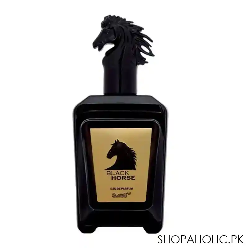 surrati black horse eau de parfum, for men, 100ml main image