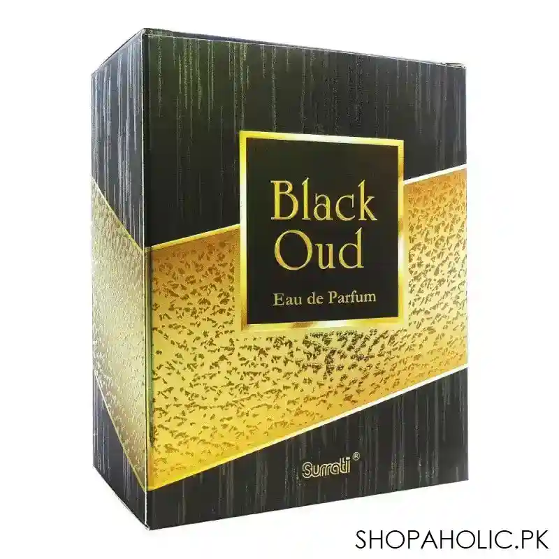 surrati black oud eau de parfum, fragrance for men & women, 100ml image2