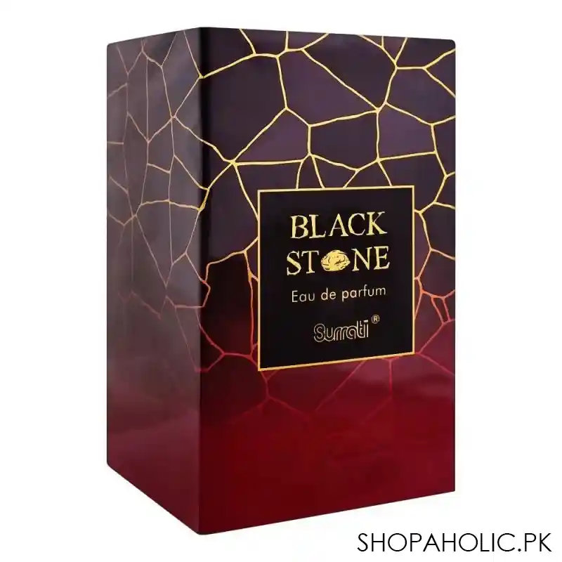 surrati black stone eau de parfum, fragrance for men, 100ml main image