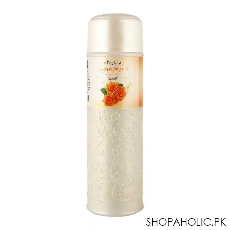 surrati majestic beautiful perfumed talcum powder, 125g image2