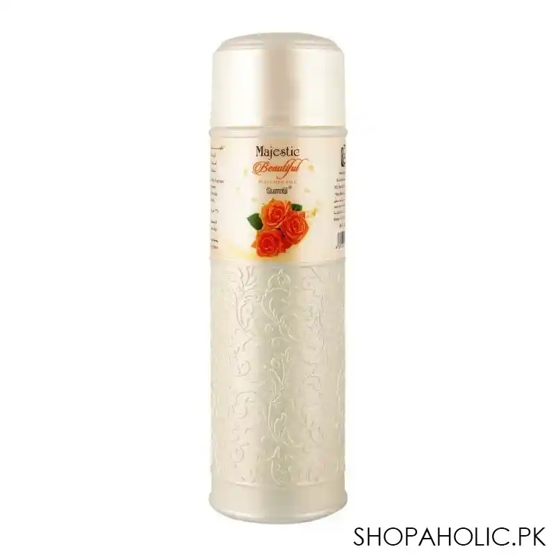 surrati majestic beautiful perfumed talcum powder, 125g main image