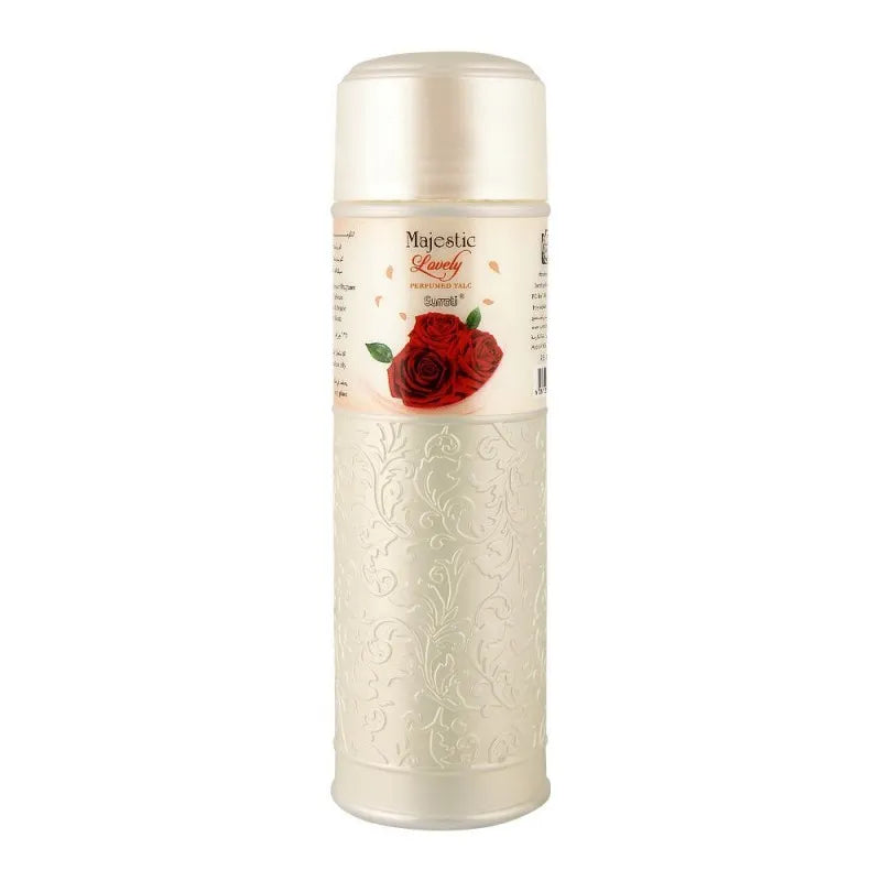 surrati majestic lovely perfumed talcum powder, 125g main image