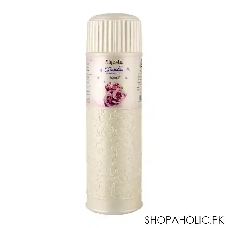 surrati majestic sensation perfumed talcum powder, 125g main image