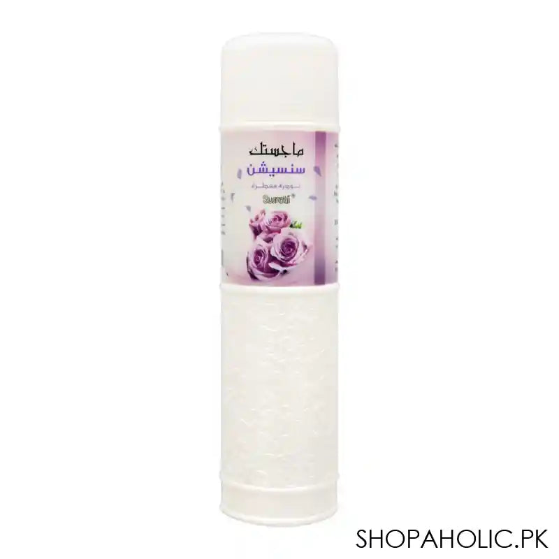 Surrati Majestic Sensation Perfumed Talcum Powder 250g - Image 3