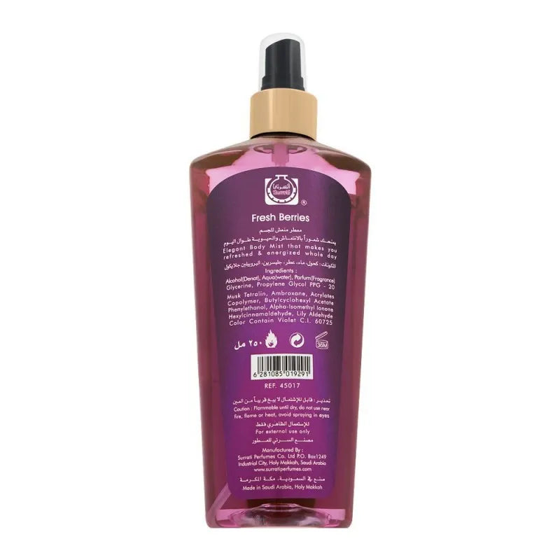 surrati twist fresh berries body mist, 250ml image2