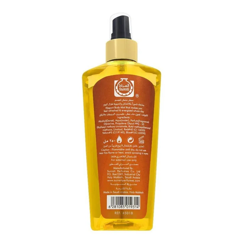 surrati twist peach body mist, 250ml image2