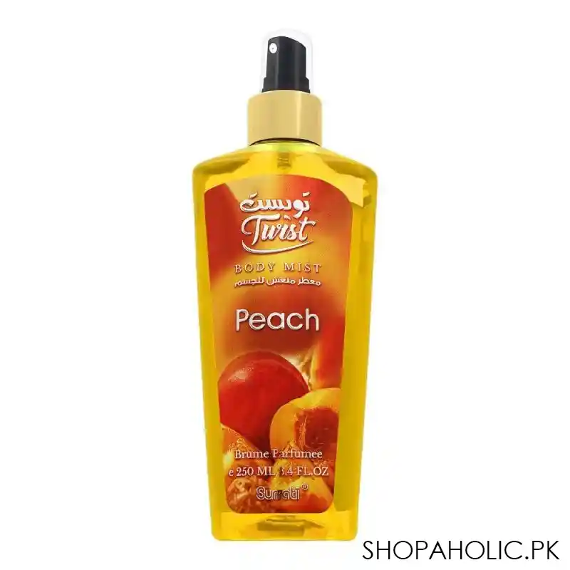 surrati twist peach body mist, 250ml main image