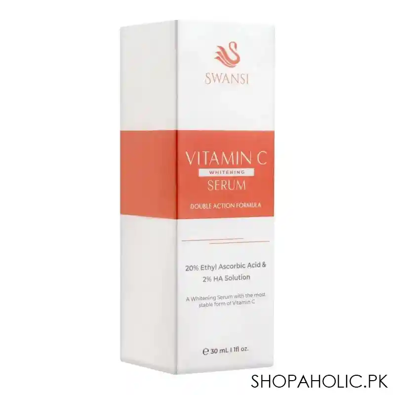 swansi 20% ethyl ascorbic acid & 2% ha solution vitamin c whitening serum, 30ml main image