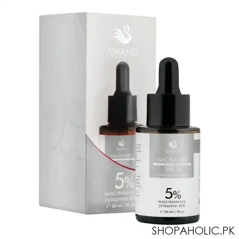 swansi 5% niacinamide vitamin b3 radiance enhancing serum, 30ml main image