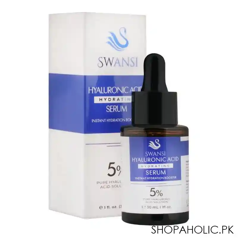 swansi 5% pure hyaluronic acid hydrating serum, 30ml main image