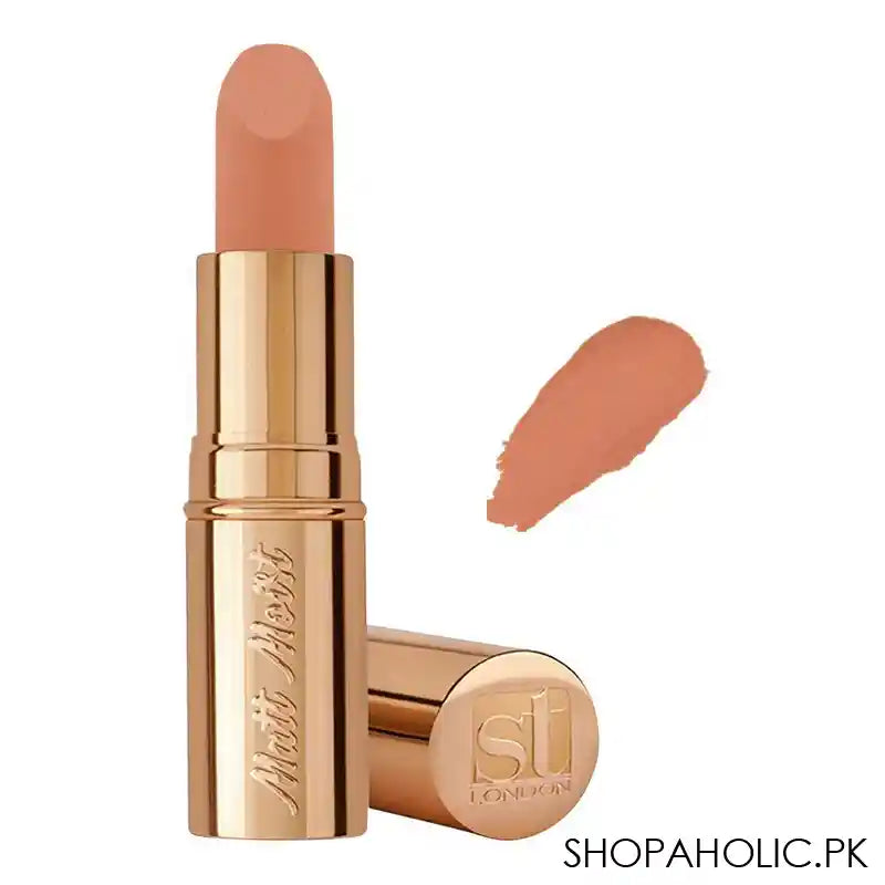 Sweet Touch London Matte Moist Long Lasting Lipstick, Divine Cocoa - Main Image