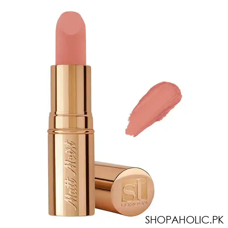 Sweet Touch London Matte Moist Long Lasting Lipstick, Salmon Way - Main Image