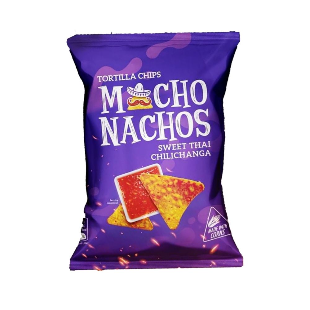 Macho's Sweet Thai Chilichanga Tortilla Chips, 40g - Main Image