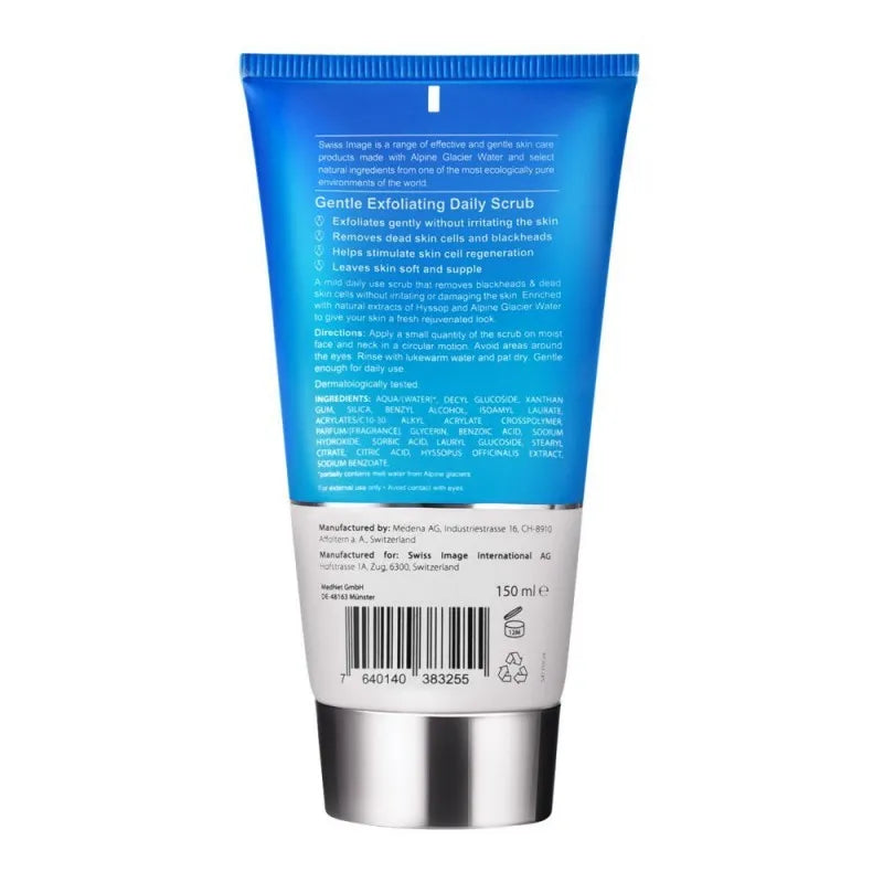 swiss image essential care gentle exfoliating daily scrub, all skin types, 150ml image2