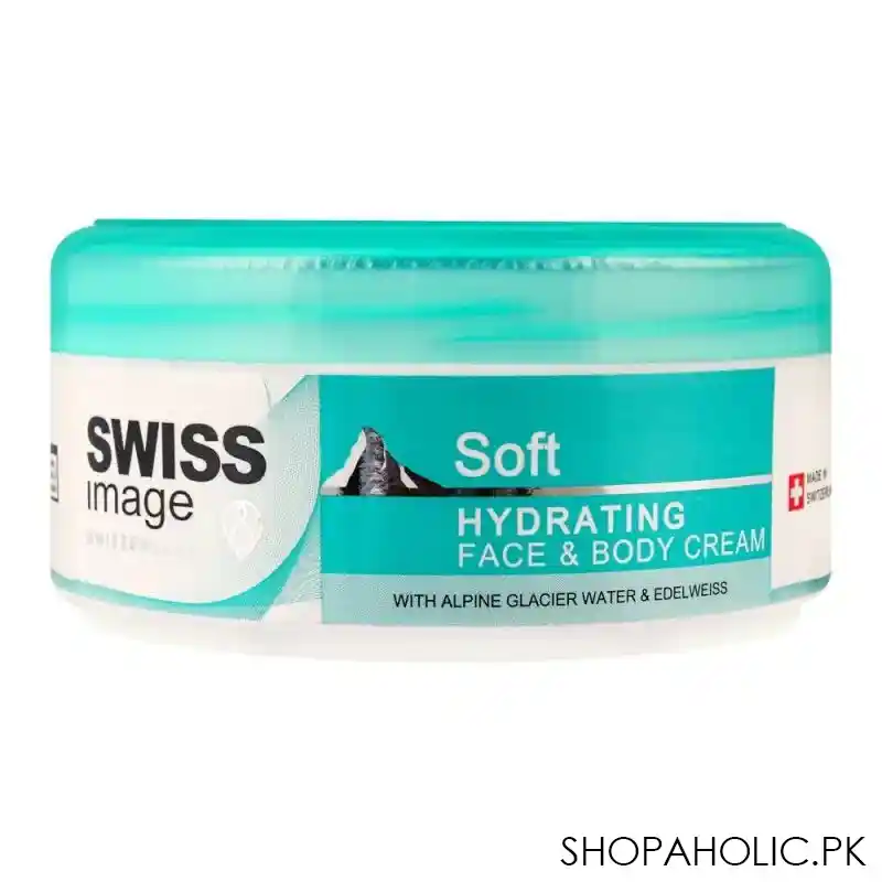 swiss image soft hydrating face & body cream, 200ml main image