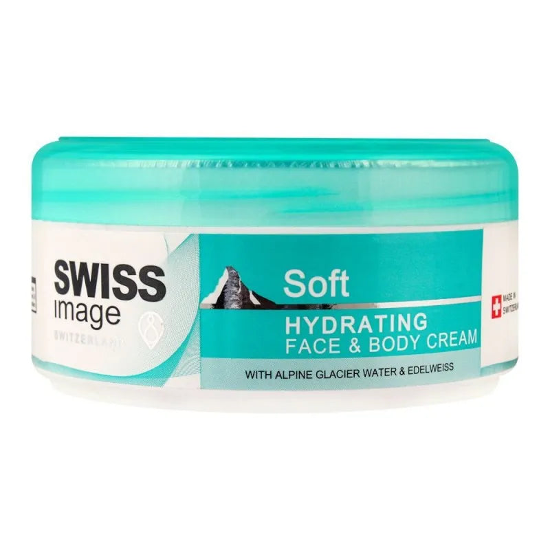 swiss image soft hydrating face & body cream, 200ml main image