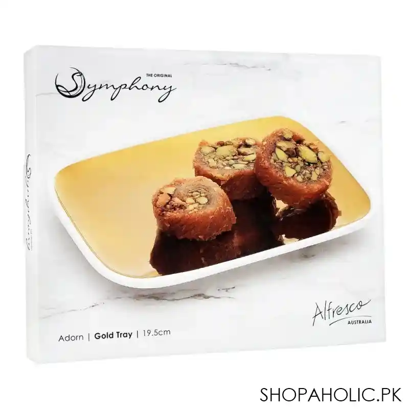 symphony adorn gold tray, 7.6 inches, sy 8001 main image