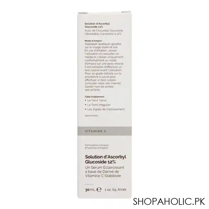 T.O. Ascorbyl Glucoside Solution 12% Brightening Serum, 30ml - Image 3