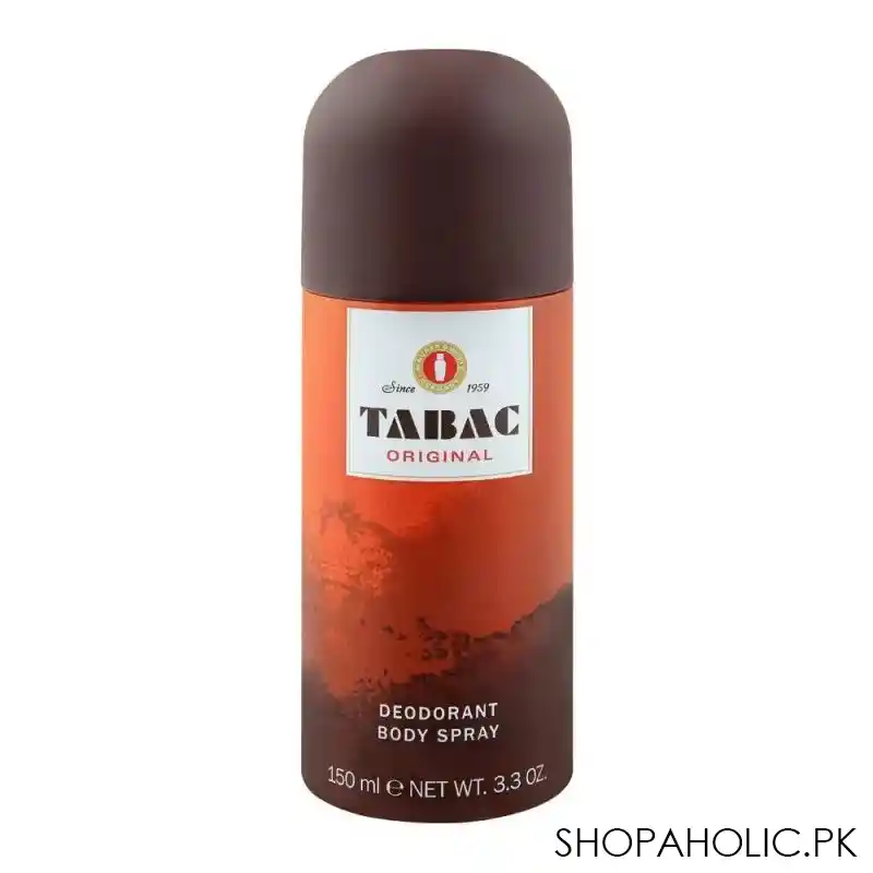 tabac original deodorant body spray, for men, 150ml main image