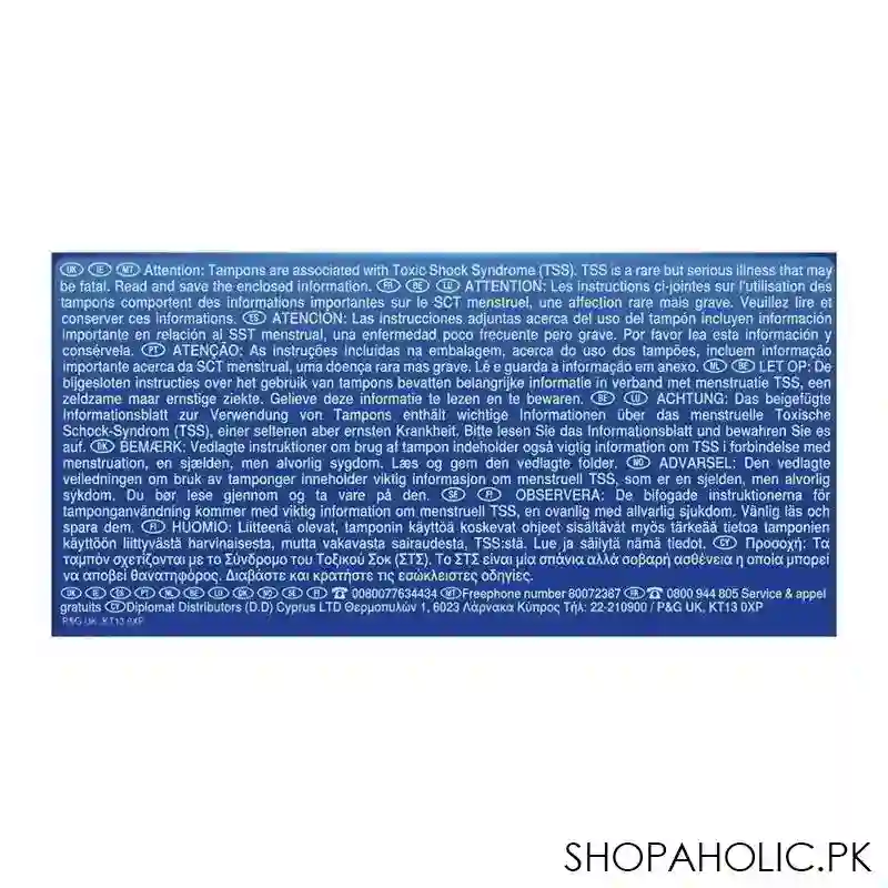 tampax cardboard applicator regular tampons, 20 pack image4