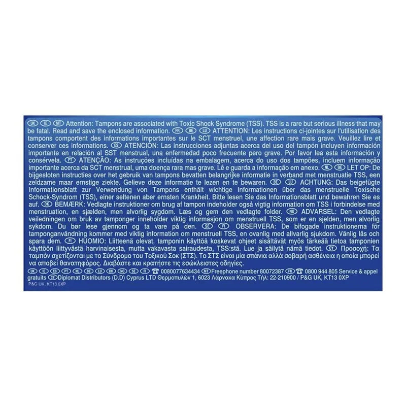 tampax cardboard applicator regular tampons, 20 pack image4