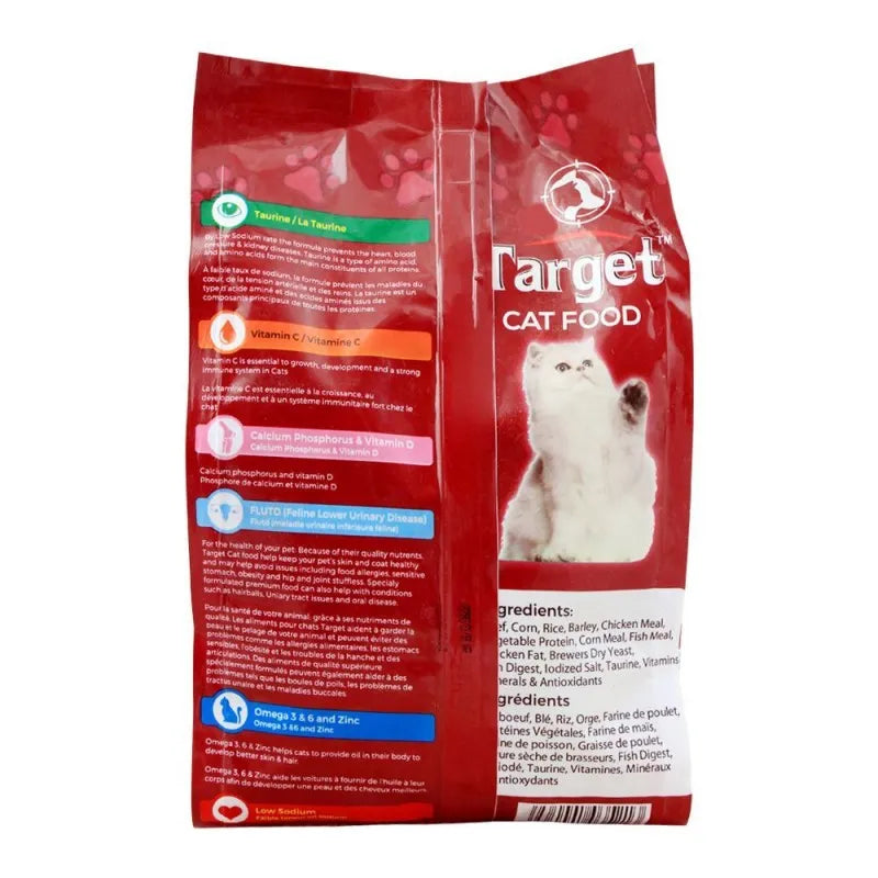 target adult cat food, beef, 500g, bag image2