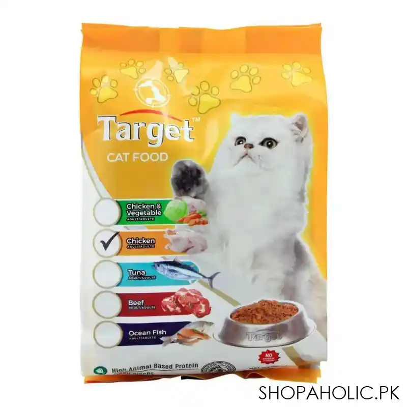 target adult cat food, chicken, 500g, bag main image