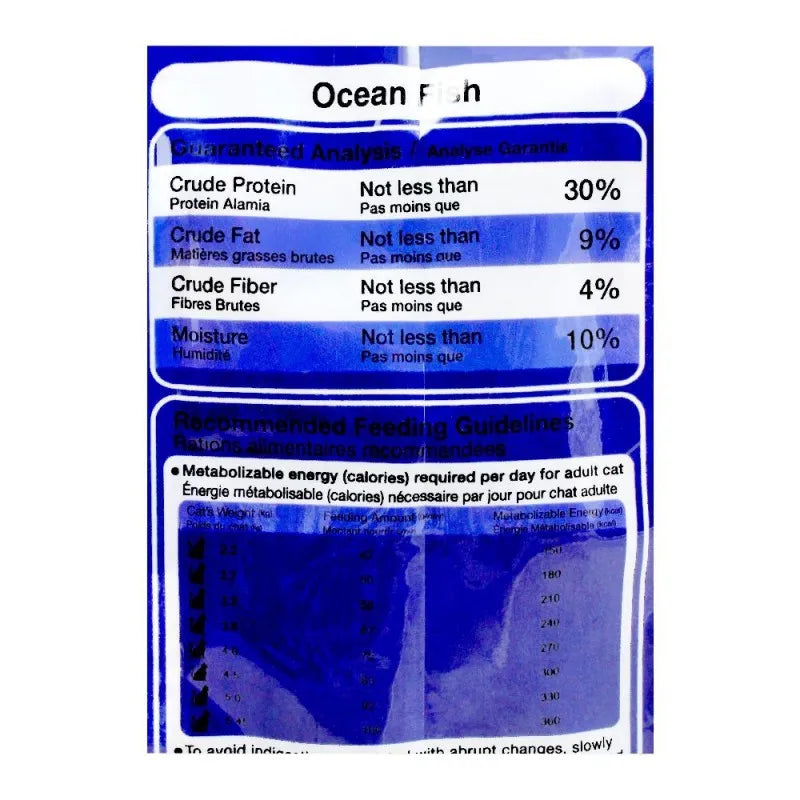 target adult cat food, ocean fish, 500g, bag image3