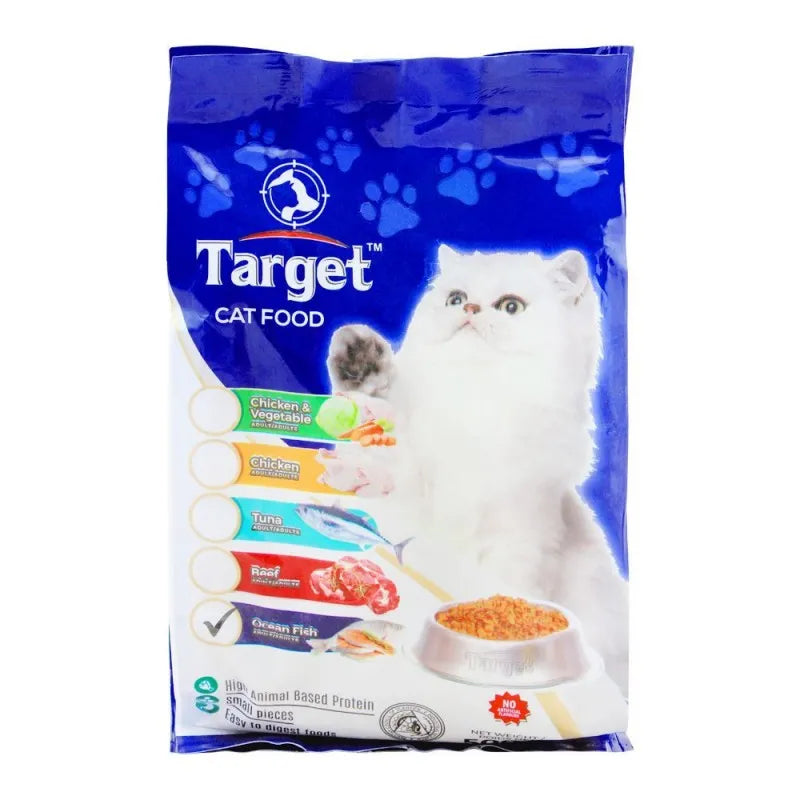 target adult cat food, ocean fish, 500g, bag main image