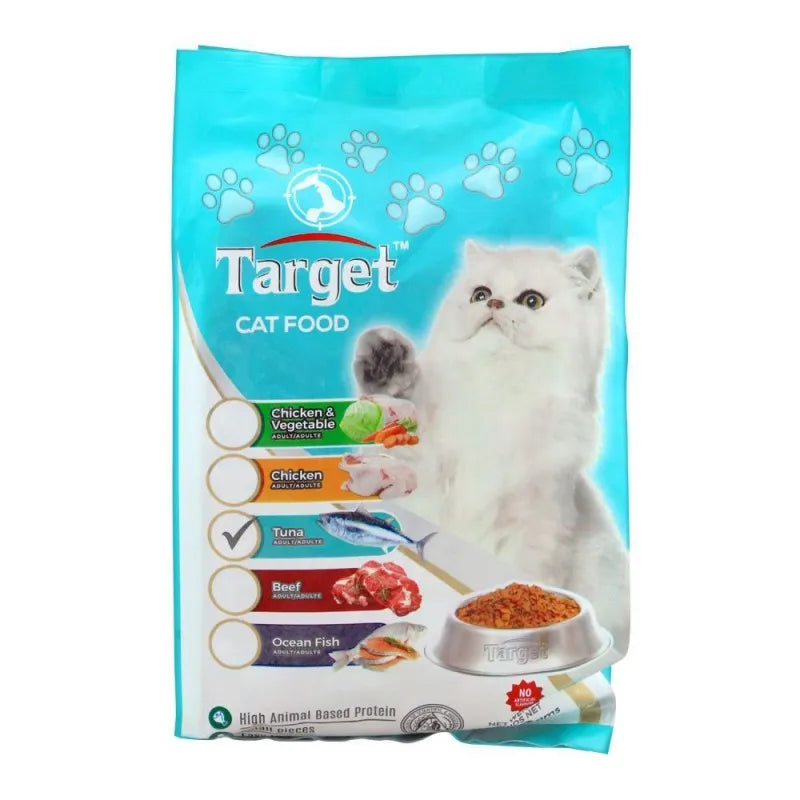 target adult cat food, tuna, 500g, bag main image