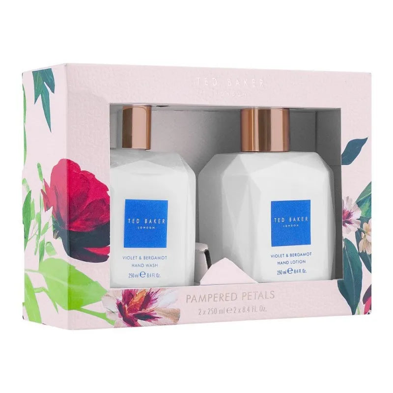 ted baker violet & bergamot set hand wash + hand lotion, 250ml each main image