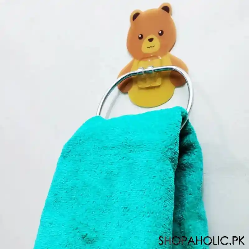 teddy bear sticky towel hook image4