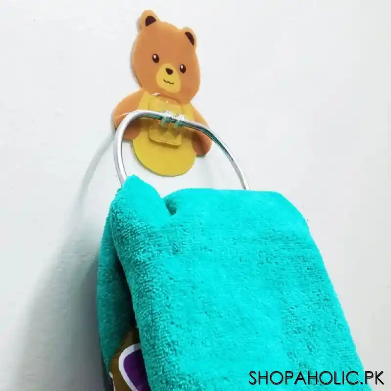 teddy bear sticky towel hook image5