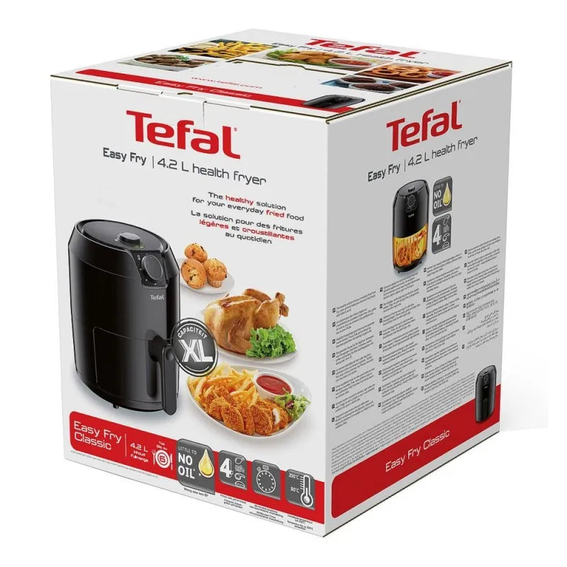 tefal easy fry digital air fryer, black, 4.2 liter, ey201815 image4