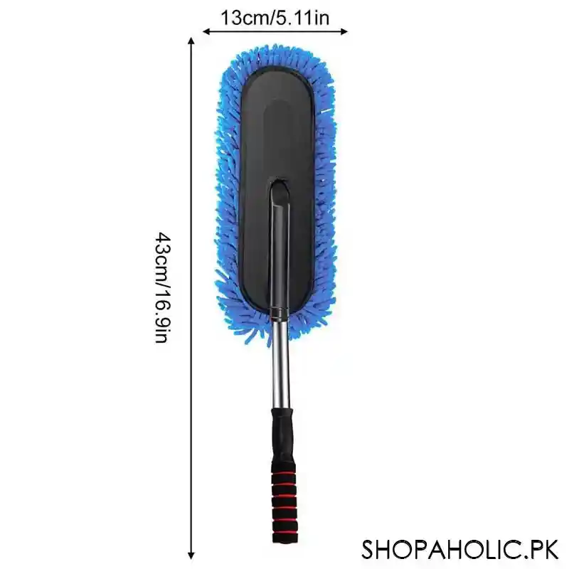 telescopic microfiber car cleaning duster with long handle image5