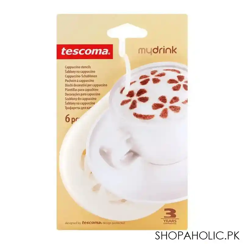 tescoma cappuccino stencils mydrink 6pcs   308850 image2