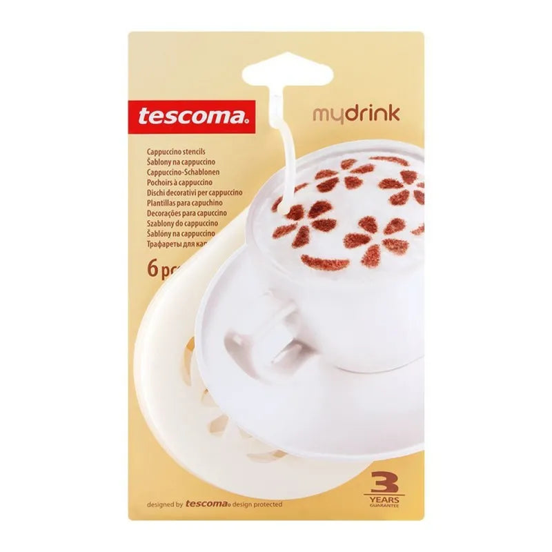 tescoma cappuccino stencils mydrink 6pcs   308850 image2