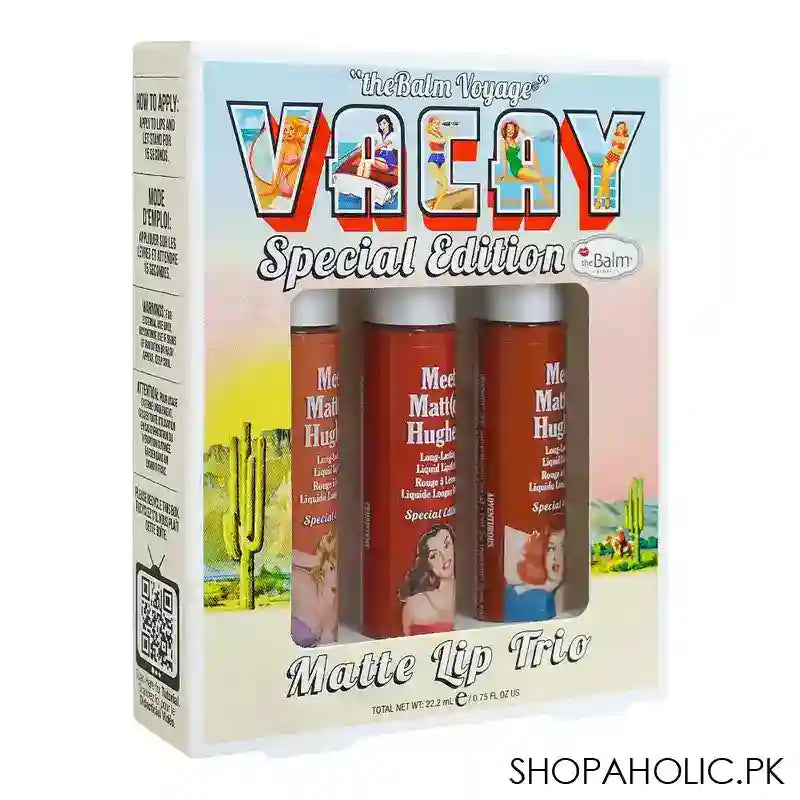 The Balm Cosmetics Voyage Vacay Special Edition Matte Lip Trio, 3-Pack - Main Image