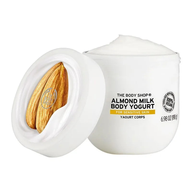 the body shop almond milk body yogurt, for sensitive skin, 200ml main image