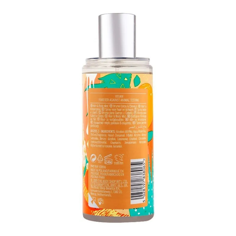 the body shop apricot & agave hair & body mist, 150ml image2