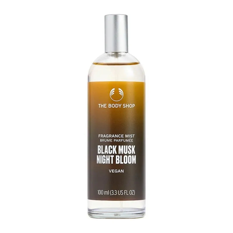 the body shop black musk vegan night bloom fragrance mist, 100ml main image