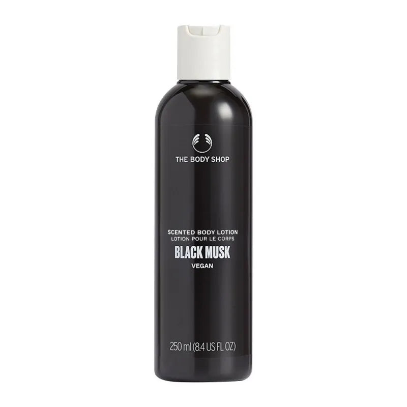 the body shop black musk vegan scented body lotion, 250ml main image