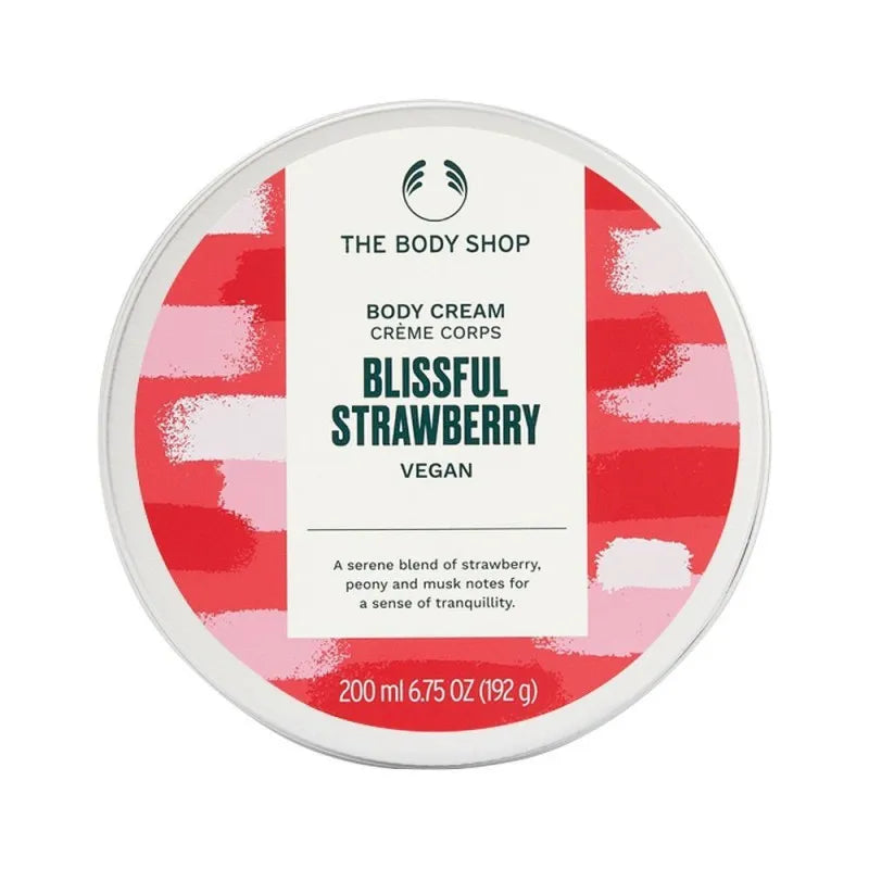 the body shop blissful strawberry vegan the body cream, 200ml image2