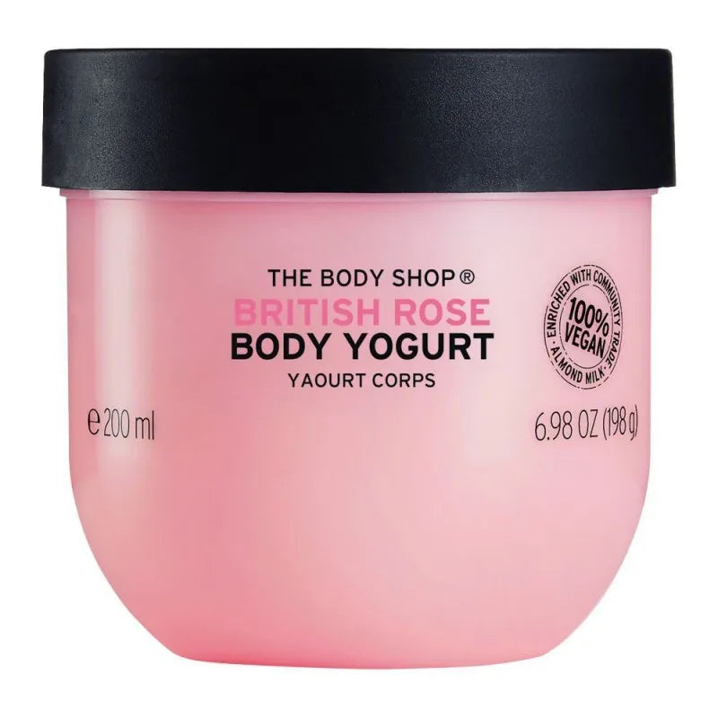 the body shop british rose body yogurt, 200ml image2