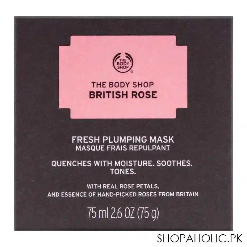 the body shop british rose fresh plumping mask, 75ml image2