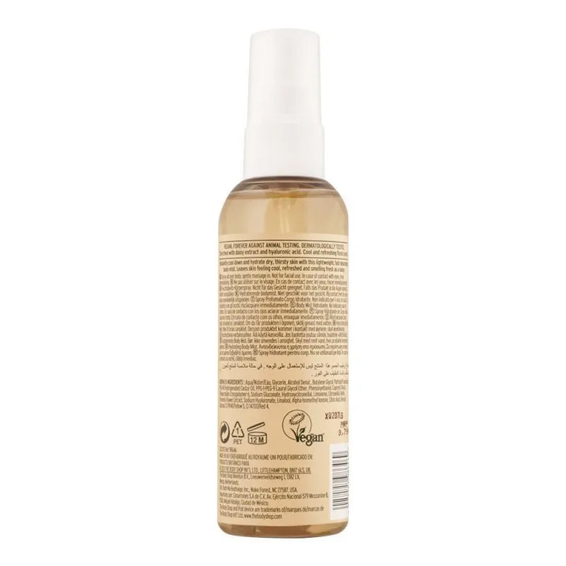 the body shop cool daisy hydrating body mist, for normal to dry skin, 100ml image2