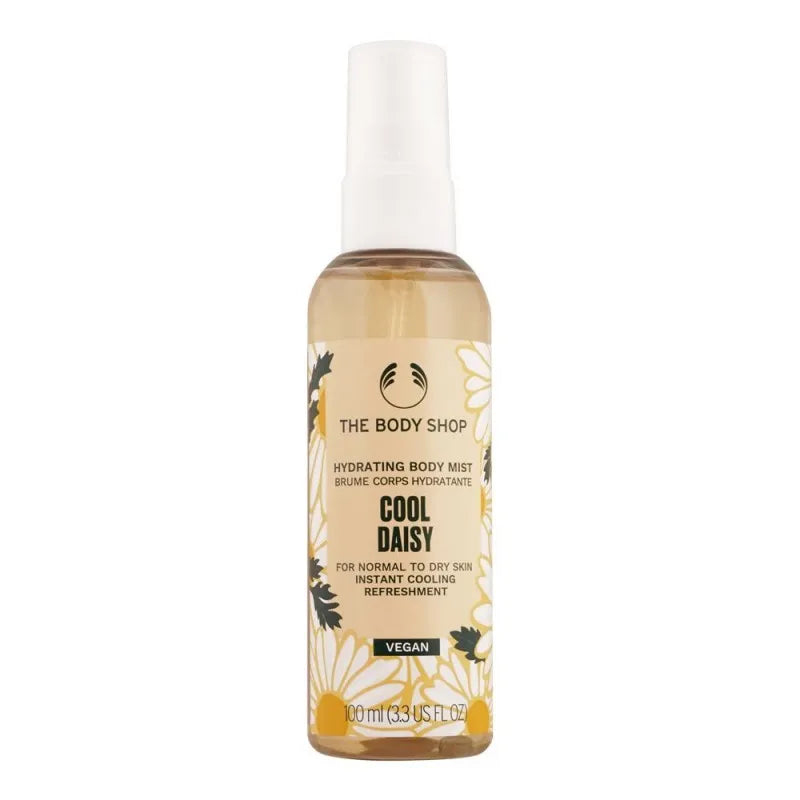 the body shop cool daisy hydrating body mist, for normal to dry skin, 100ml main image