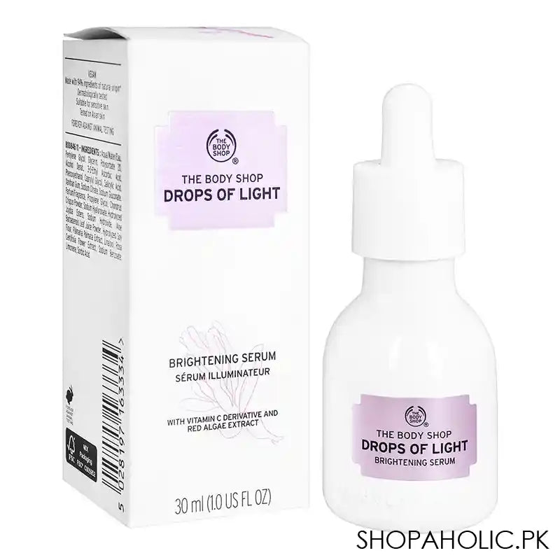 The Body Shop Drops Of Light Pure Heathy Brightening Serum, 30ml - Main Image